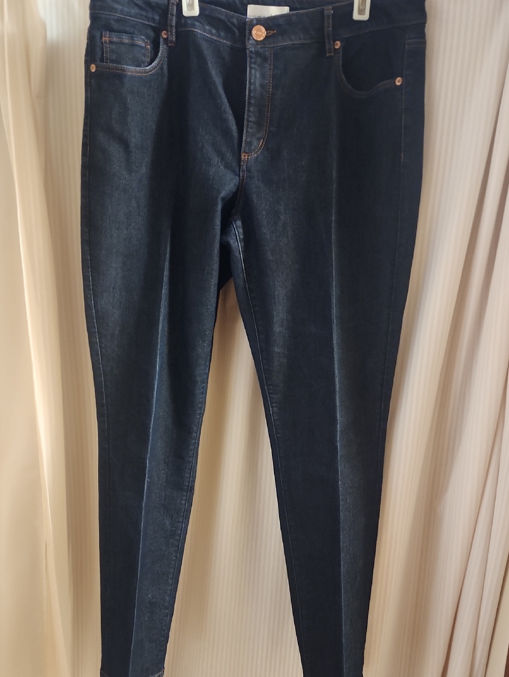 LOFT Deep Indigo Skinny Jeans for Women